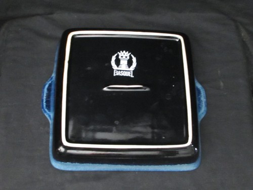 2 Basque Blue Baking Dishes Casserole Ceramique Andalusian Stoneware - Picture 8 of 9