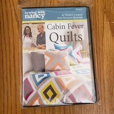 Sewing With Nancy Zieman DVD Cabin Fever Quilts with Natalia Bonner NEW OOP