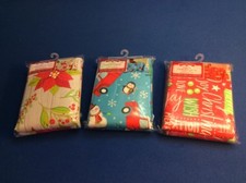 Holiday theme tablecloth, vinyl, rectangle, available in various holiday themes