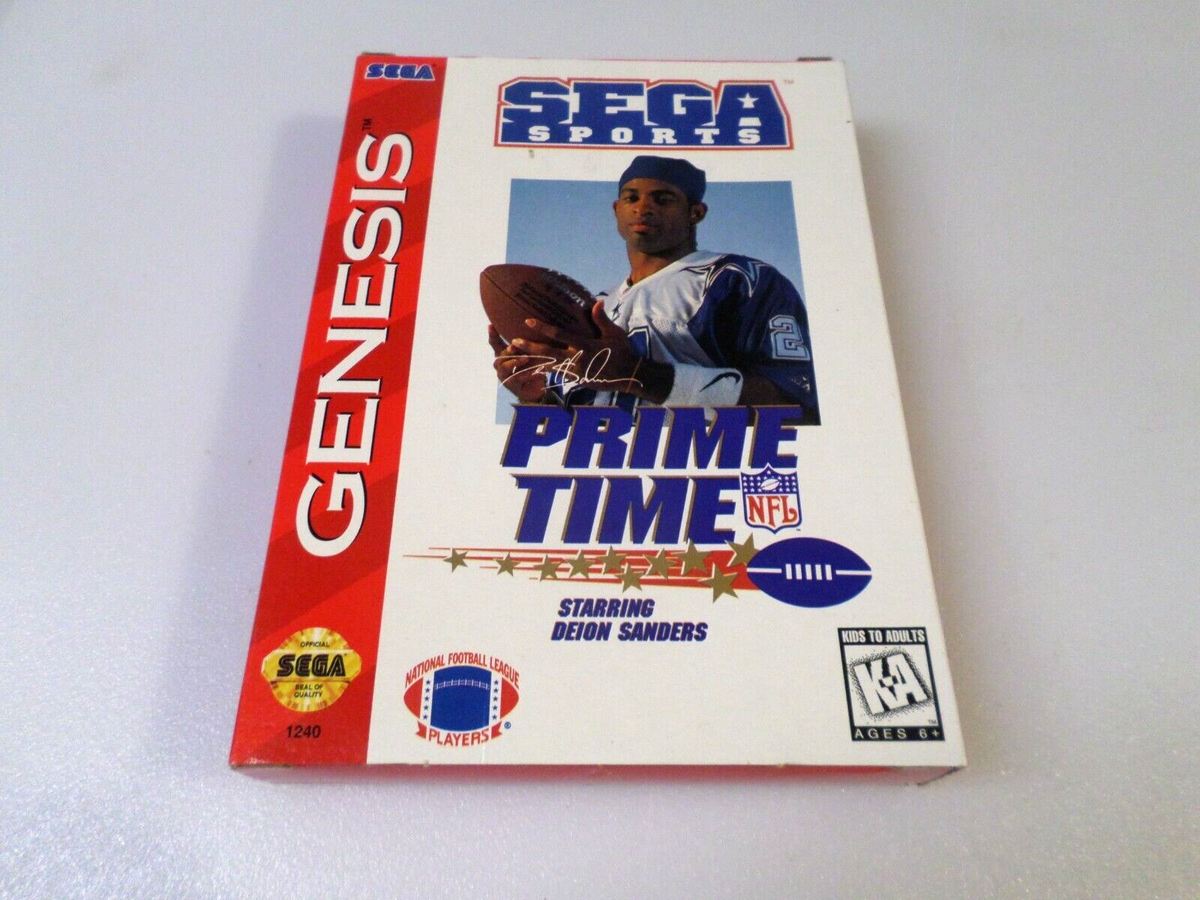 Prime Time NFL - Starring Deion Sanders - (Sega Genesis, 1995