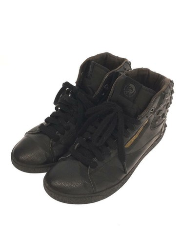 DIESEL high -cut sneakers 26.5cm Black 