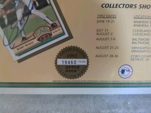 Bobby Bonds, Lou Brock, Bob Gibson, Robin Roberts And Billy Williams Signed - Picture 8 of 9
