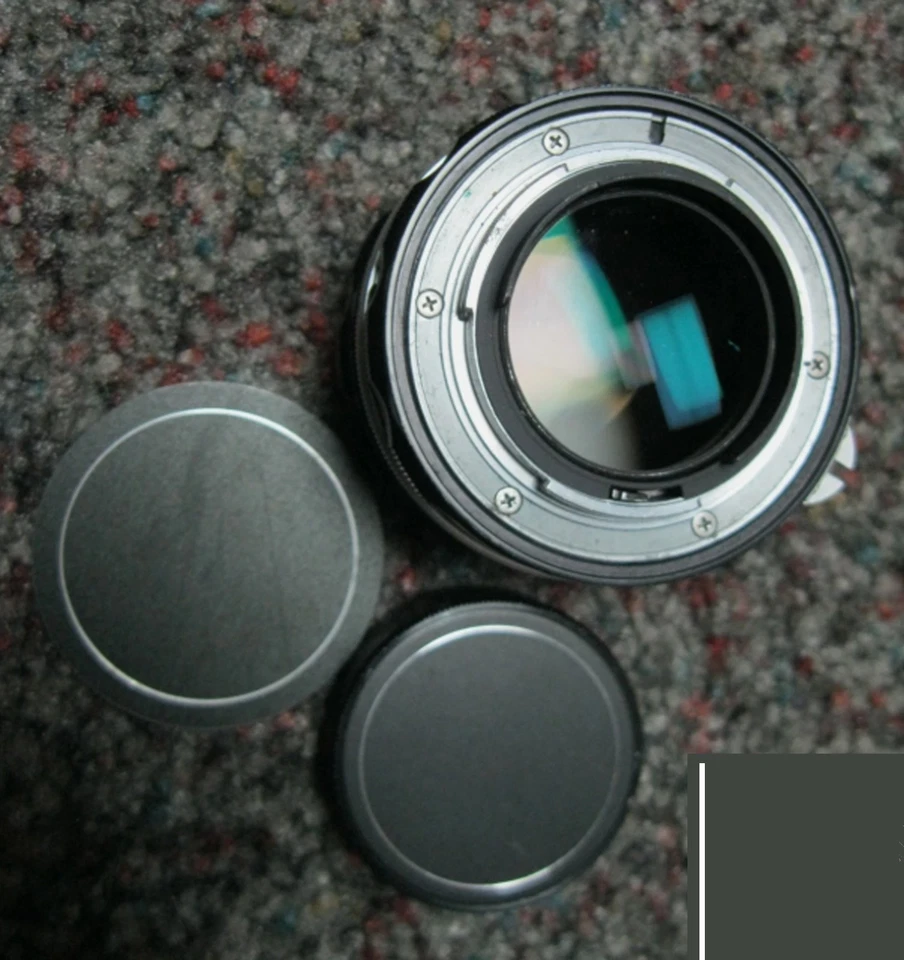 Nikon F Nikkor-S.C Auto 1: 1.4 f=50mm 1465651 lens with metal caps- MODIFIED - Image 2 of 3