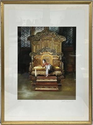 Jiang Guo Fang (China B.1951) ''Little Emperor'' Numbered Lithograph pencil signed