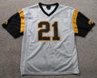 Vintage Iowa Hawkeyes Jersey Mens XL White 21 NCAA Football Mesh Throwback