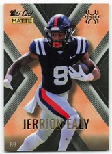 2022 Jerrion Ealy Wild Card Matte Black Rookie X-Plode Orange