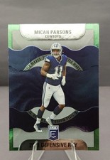 2022 Panini Donruss Elite - Title Waves Micah Parsons #TW7 Green