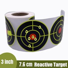 200X Splatter Targets Shooting 3" Reactive Target Sticker Self Adhesive Roll