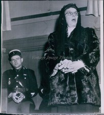 1952 Marie Besnard Accused French Serial Poisoner Acquitted Courts 6X8 Photo