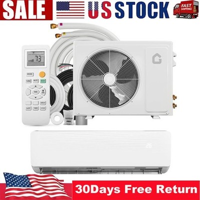 18000 BTU Split Air Conditioner Cooling & Heating for Up to 1250 Sq.Ft 19 SEER2