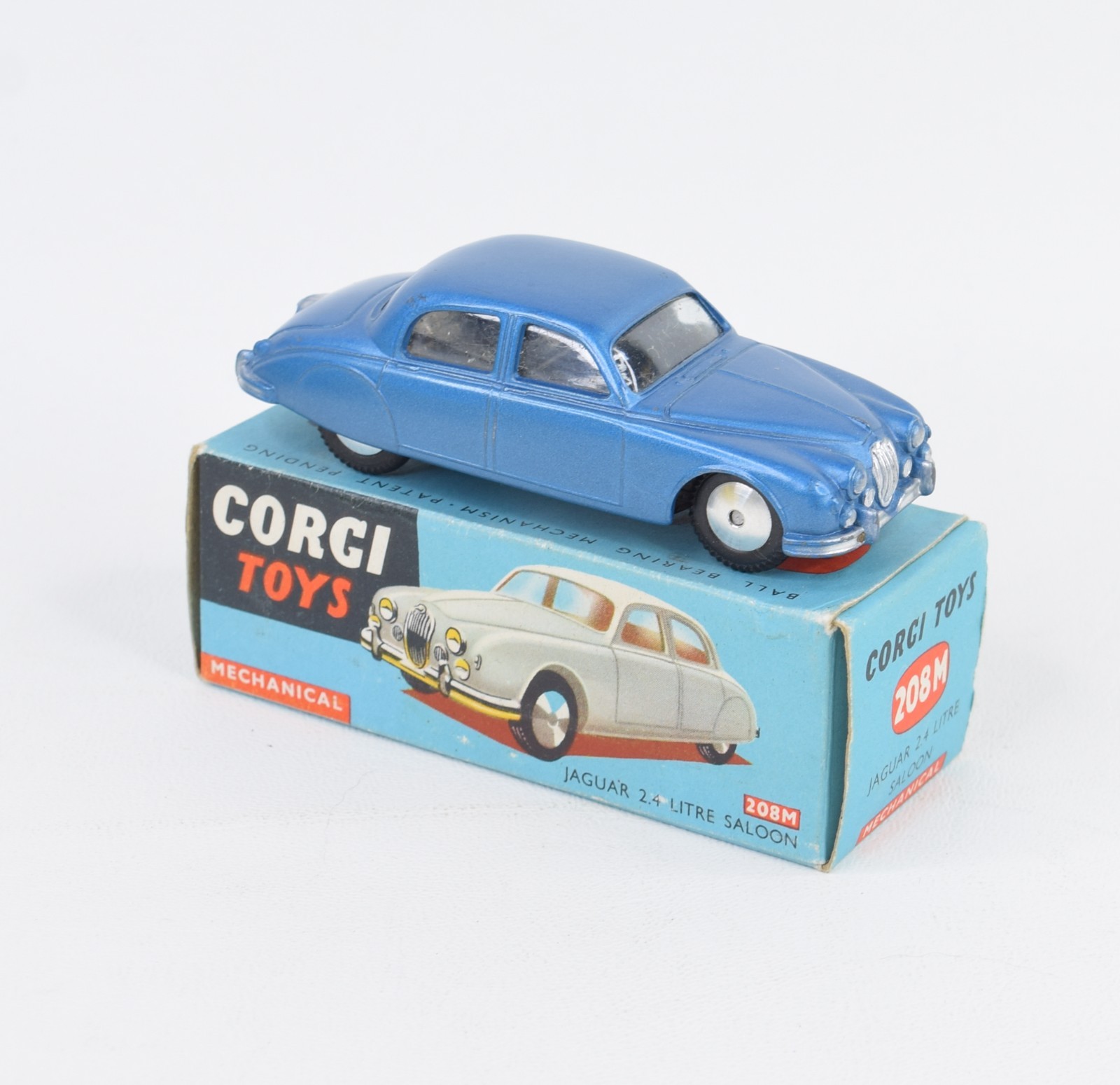 Corgi 208, Jaguar Saloon - Free Price Guide & Review