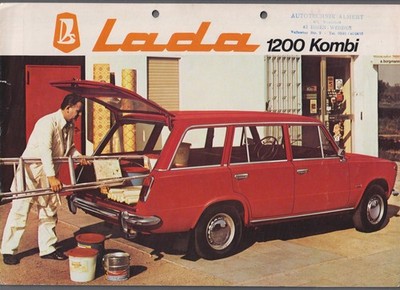 LADA 1200 Kombi Prospekt / Brochure ca 1974 deutsch / german