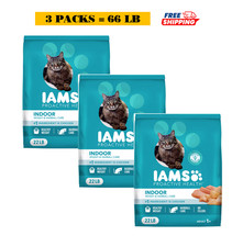 3 Packs, IAMS™ Proactive Health Indoor Adult Dry Cat Food Weight & Hairball 22Lb 1.27 per pound