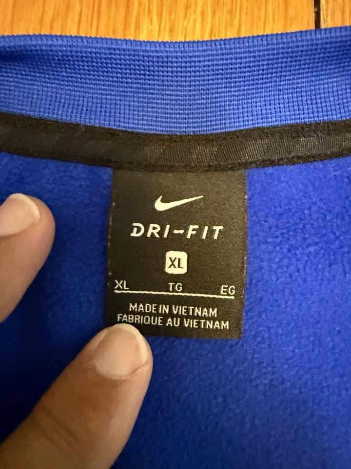 Florida Gators Shirt Mens XL Blue NCAA Football Dri Fit Pullover Crew Nike - Image 3 of 4