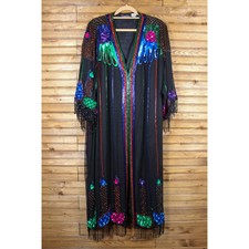 Sparkling Exclusive Vintage Silk Sequin and B...