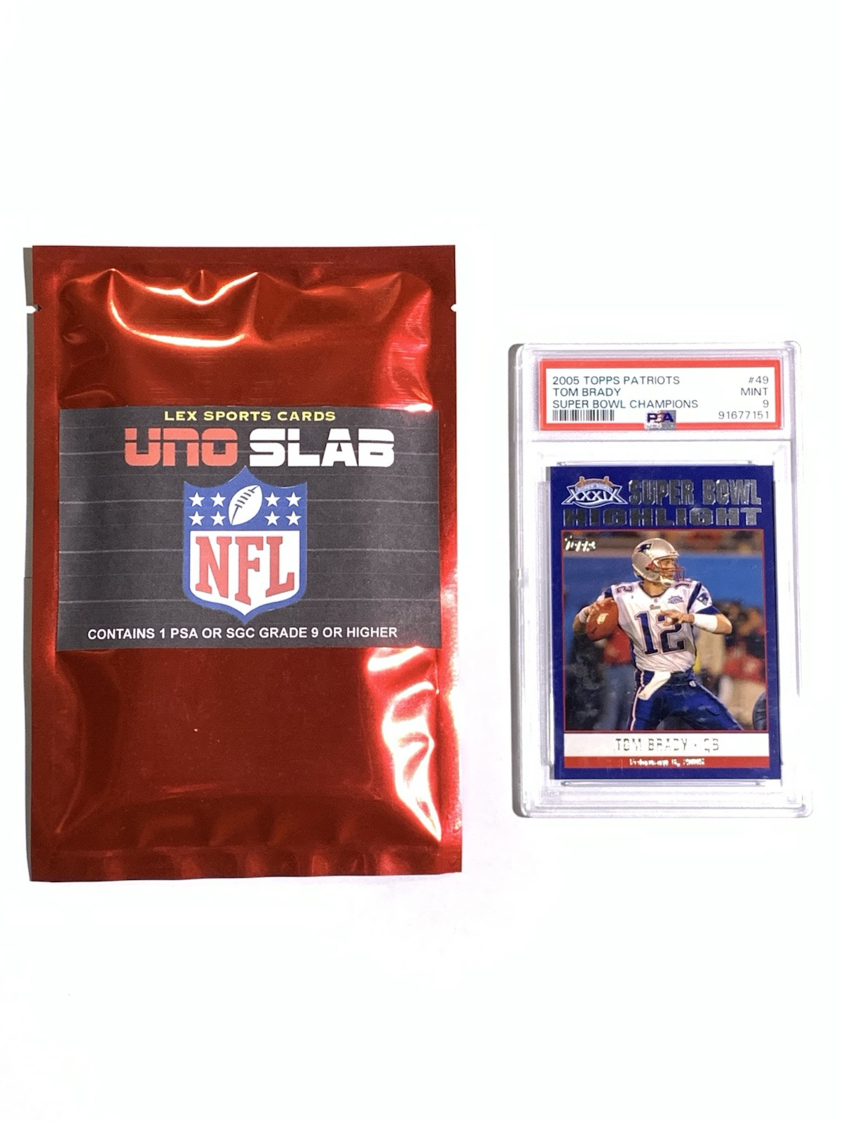 NFL Football UNO SLAB MINT PSA or SGC Graded Card 9/10 GRADES FREE SHIPPING view 2
