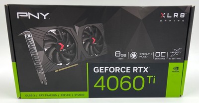 8GB PNY nVIDIA GeForce RTX 4060 TI Verto OC Dual Fan