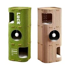 3 Storey Cat Bed Cave Cat House Kitty Easy to Assembly Hideaway Nest with