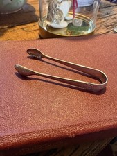 Edwardian Vintage Silver Plated Sugar Tongs.