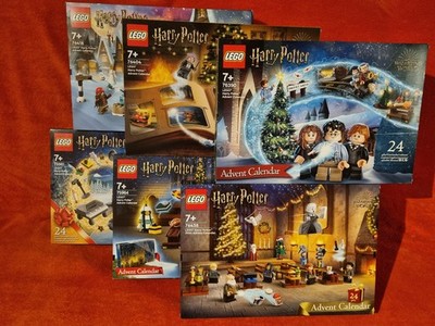 LEGO Harry Potter Adventskalender Konvolut : 2019 - 2024 , 6 Stück NEU
