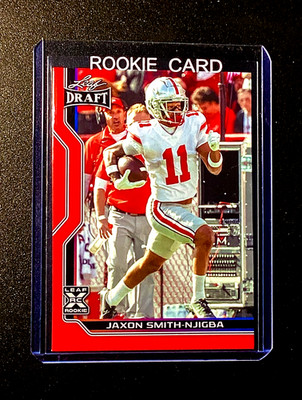 Jaxson Smith-Nigba Rookie 2023 Leaf Draft Red Seahawks RC Super Bowl Champs #1