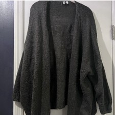 Elan O/S Women  s Gray Cardigan