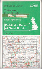 Ordnance Survey Pathfinder Sheet SE 46/56 Tollerton