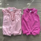 2  Ralph Lauren Baby girls Yellow Polo Romper Short Sleeve 6M — photo 1