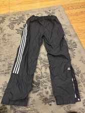 Vintage Adidas Breakaway Windbreaker Y2K Track Pants Black White Y XL/W Small