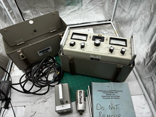 IRD Mechanalysis 350 Vibration Analyzer & Dynamic Balancer w/ acc | eBay