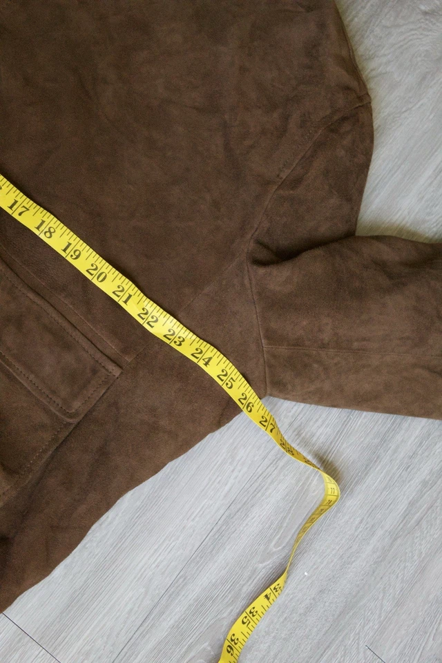 ROUNDTREE & YORKE  Soft Suede Bomber Jacket XL New - Image 4 of 4