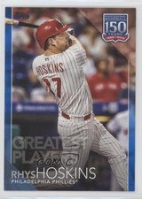 2019 Topps Update 150 Years of Professional Baseball Blue Rhys Hoskins 4al