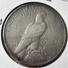 1922 Peace Silver Dollar $1 – 90% Silver – Nicely Toned AU