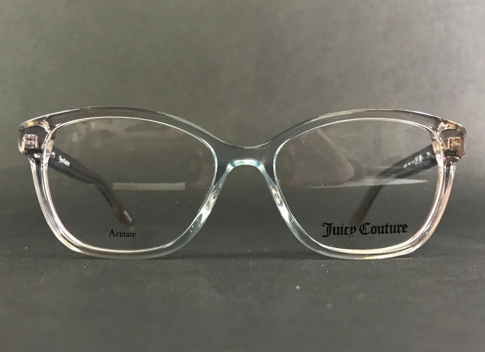 Juicy Couture Kids Eyeglasses Frames JU960 YRQ Blue Beige Cat Eye 48-15-130