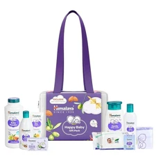 Himalaya Happy Baby Gift Pack with Maternity Bag - Pack of 10 with Free Towel