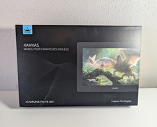 HUION KAMVAS Pro 16 4K Creative Pen Display Graphics Tablet NO CABLES INCL