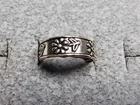 GRANDMA GRABE'S BEAUTIFUL VINTAGE 925 STERLING SILVER OPEN BACK .87G RING SIZE 5