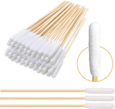 6-Inch Long Cotton Tips for Cleaning Dogs' Ears Extra-Long Cotton Swabs for Do