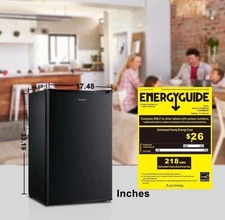Galanz 3.3 Cu Ft Compact Refrigerator - Black