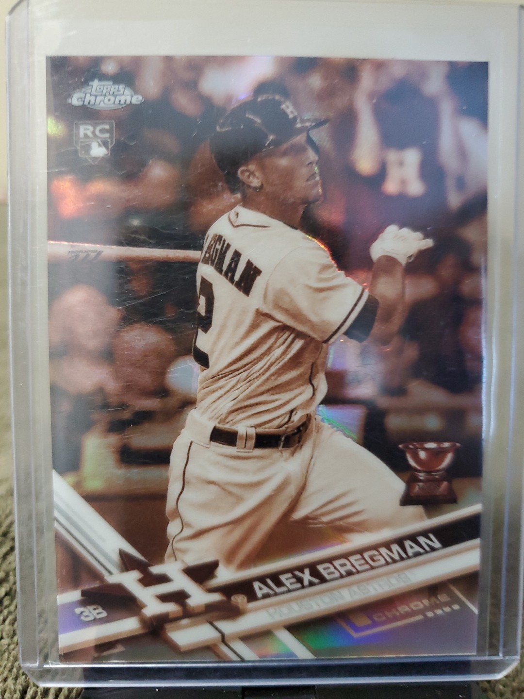 2017 Topps Chrome - Alex Bregman #9 Sepia Refractor (RC) Houston Astros