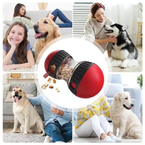 Giocattolo Interattivo Cani Palla Dispenser Snack Intelligente Anti-Noia - Foto 5 di 8