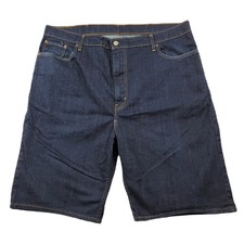Levis 569 Jean Shorts Mens 44 Dark Blue Denim American Stretch