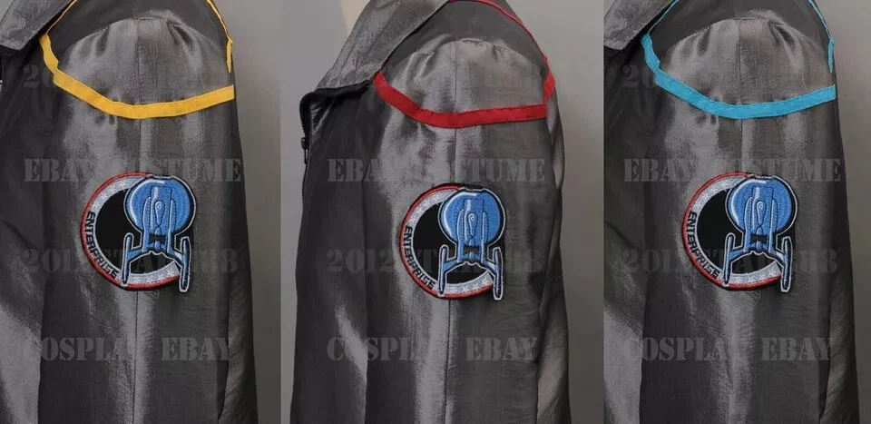 Nuevo Disfraz Chaqueta Equipo Visitante Star Trek Enterprise Rojo Dorado Azul S-3XL Foto 3 de 4
