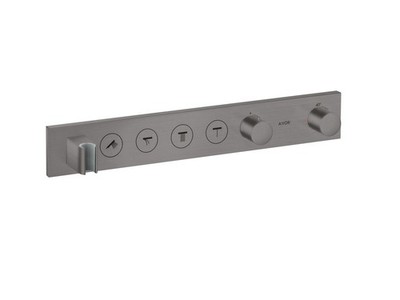 Hansgrohe thermostat module flush-mounted Select Axor 18357340 Brushed Black Chr
