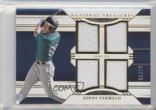 2024 Panini National Treasures Game Gear Swatches Quad 60/99 Jonny Farmelo 1bk5