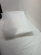 White Tulle Fabric 3 Yards x 42  Wide Sheer Mesh for Wedding Crafts
