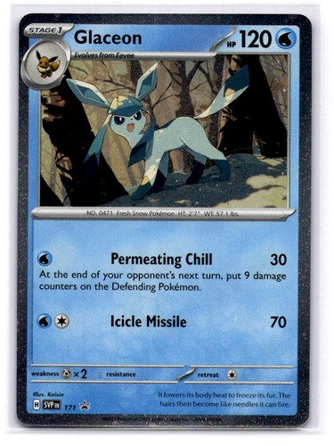 Glaceon -  (Cosmos Holo) SV: Scarlet & Violet Promo Cards 171 Promo LP-NM