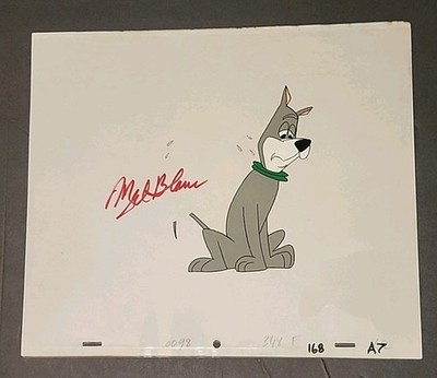 Mel Blanc Signed The Jetsons Astro Hand Painted Prod Used Animation Cel W/COA