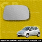 For Toyota Yaris wing mirror glass 99-05 Right Driver side Spherical