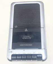 ONN Cassette Tape Player Recorder Built In Microphone Speaker With Carrying Case